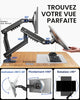 Support double pour écrans HUANUO FlowLift™ Pro 13 à 32 po #ERDUO1332