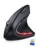 Souris ergonomique verticale rechargeable sans fil droitier TECKNET #ERTECKDSF