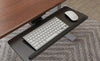 Plateau deluxe ajustable pour clavier et souris (sous bureau) #ERCAB-PC07952