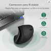 Souris ergonomique verticale rechargeable sans fil TECKNET  #ERTECNETD