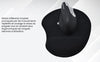 Tapis de souris arrondi avec repose-poignet en gel IntekView Noir #ERG160MP