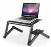 Versatile stand 2" to 24"H with 18''W x 10'' tray with dual fans and USB #EREXECUTIVEW