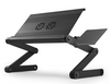 Versatile stand 2" to 24"H with 18''W x 10'' tray with dual fans and USB #EREXECUTIVEW