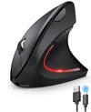 Souris ergonomique verticale rechargeable sans fil TECKNET  #ERTECNETD