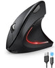 Souris ergonomique verticale rechargeable sans fil TECKNET  #ERTECNETD