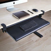 Plateau Deluxe ajustable sous bureau pour clavier & souris 26.8" x 11.1" #EREB03